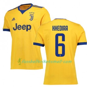Fußballtrikots Juventus Turin KHEDIRA 6 2017-2018 Kurzarm Auswärts-trikot kaufen