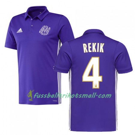 Fußballtrikots Olympique Marseille KARIM REKIK 4 2017-2018 Kurzarm Ausweichtrikot kaufen