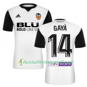 Fußballtrikots FC Valencia GAYA 2017-2018 Kurzarm Heimtrikotsatz kaufen
