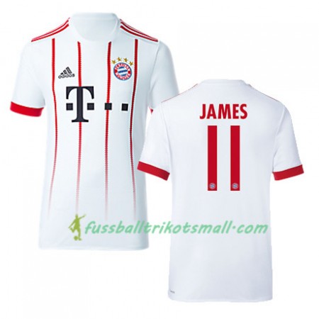 Fußballtrikots FC Bayern München JAMES 11 2017-2018 Kurzarm Ausweichtrikot kaufen