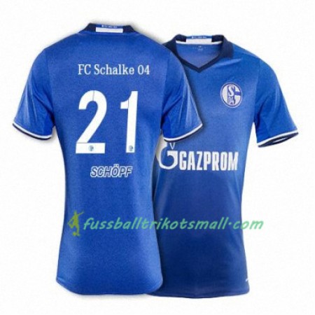 Fußballtrikots FC Schalke 04 SCHOPF 21 2017-2018 Kurzarm Heimtrikotsatz kaufen