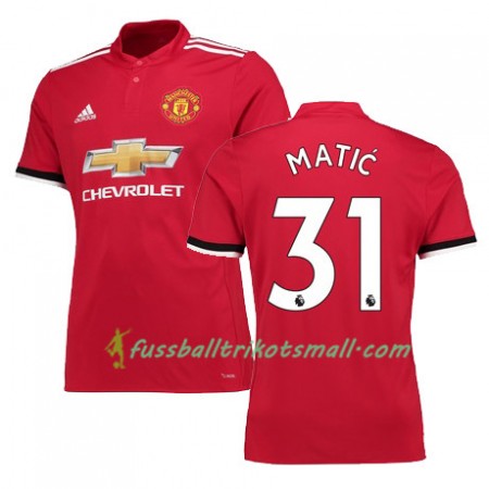 Fußballtrikots Manchester United MATIC 31 2017-2018 Kurzarm Heimtrikotsatz kaufen
