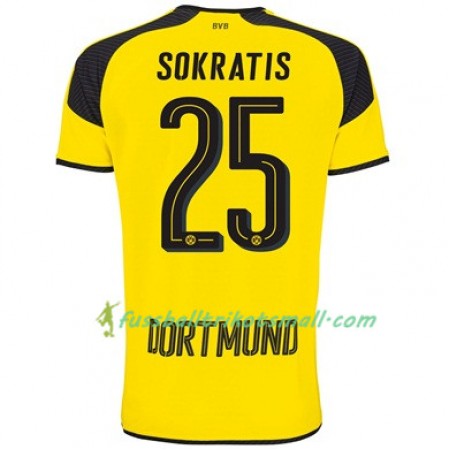 Fußballtrikots Borussia Dortmund SOKRATIS 25 2017-2018 Kurzarm Ausweichtrikot kaufen