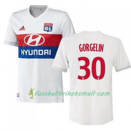 Fußballtrikots Olympique Lyon MATHIEU GORGELIN 30 2017-2018 Kurzarm Heimtrikotsatz kaufen