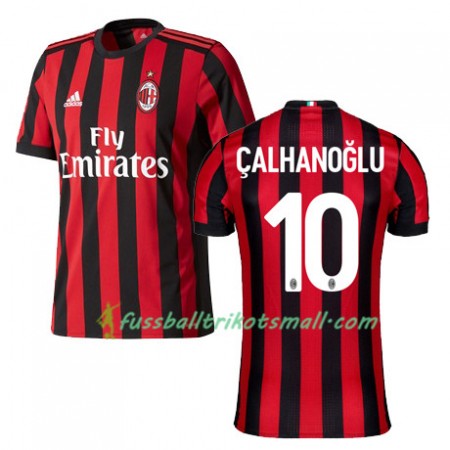Fußballtrikots AC Mailand CALHANOGLU 10 2017-2018 Kurzarm Heimtrikotsatz kaufen