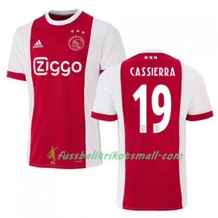 Fußballtrikots Ajax Amsterdam MATEO CASSIERRA 19 2017-2018 Kurzarm Heimtrikotsatz kaufen