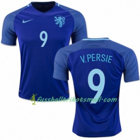 Fußballtrikots Niederlande ROBIN VAN PERSIE 2016-2017 Kurzarm Auswärts-trikot kaufen