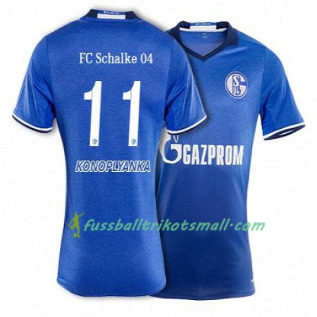 Fußballtrikots FC Schalke 04 KONOPLYANKA 11 2017-2018 Kurzarm Heimtrikotsatz kaufen