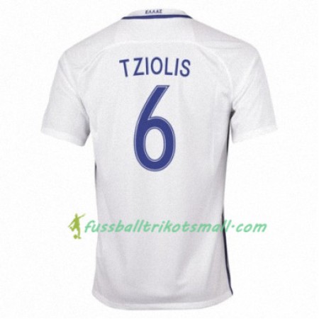 Fußballtrikots Griechenland ALEXANDROS TZIOLIS 2016-2017 Kurzarm Heimtrikotsatz kaufen