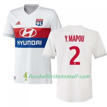 Fußballtrikots Olympique Lyon MAPOU YANGA MBIWA 2 2017-2018 Kurzarm Heimtrikotsatz kaufen