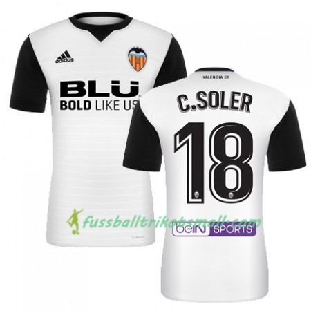 Fußballtrikots FC Valencia C SOLER 2017-2018 Kurzarm Heimtrikotsatz kaufen