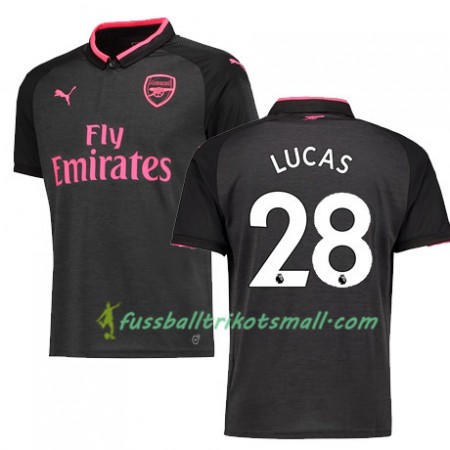 Fußballtrikots Arsenal LUCAS 28 2017-2018 Kurzarm Ausweichtrikot kaufen