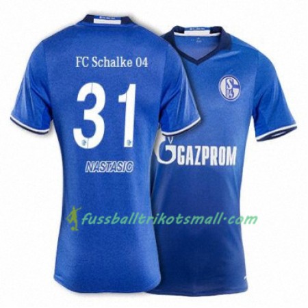 Fußballtrikots FC Schalke 04 NASTASIC 31 2017-2018 Kurzarm Heimtrikotsatz kaufen