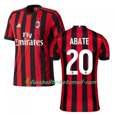 Fußballtrikots AC Mailand ABATE 20 2017-2018 Kurzarm Heimtrikotsatz kaufen