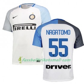 Fußballtrikots Inter Mailand NAGATOMO 55 2017-2018 Kurzarm Auswärts-trikot kaufen