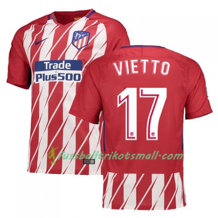 Fußballtrikots Atlético Madrid VIETTO 17 2017-2018 Kurzarm Heimtrikotsatz kaufen