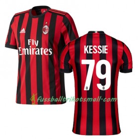 Fußballtrikots AC Mailand KESSIE 79 2017-2018 Kurzarm Heimtrikotsatz kaufen