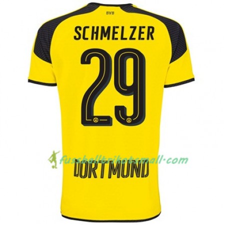 Fußballtrikots Borussia Dortmund SCHMELZER 29 2017-2018 Kurzarm Ausweichtrikot kaufen