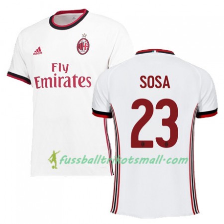 Fußballtrikots AC Mailand SOSA 23 2017-2018 Kurzarm Auswärts-trikot kaufen
