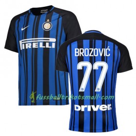 Fußballtrikots Inter Mailand BROZOVIC 77 2017-2018 Kurzarm Heimtrikotsatz kaufen