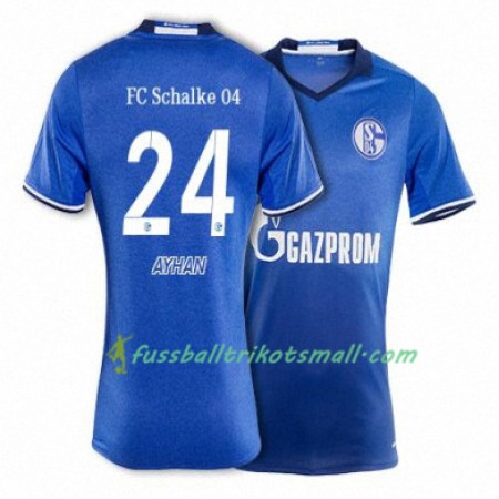 Fußballtrikots FC Schalke 04 AYHAN 24 2017-2018 Kurzarm Heimtrikotsatz kaufen