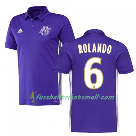 Fußballtrikots Olympique Marseille ROLANDO 6 2017-2018 Kurzarm Ausweichtrikot kaufen
