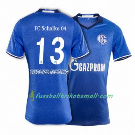 Fußballtrikots FC Schalke 04 CHOUPO MOTING 13 2017-2018 Kurzarm Heimtrikotsatz kaufen