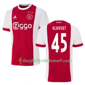 Fußballtrikots Ajax Amsterdam Justin Kluivert 45 2017-2018 Kurzarm Heimtrikotsatz kaufen
