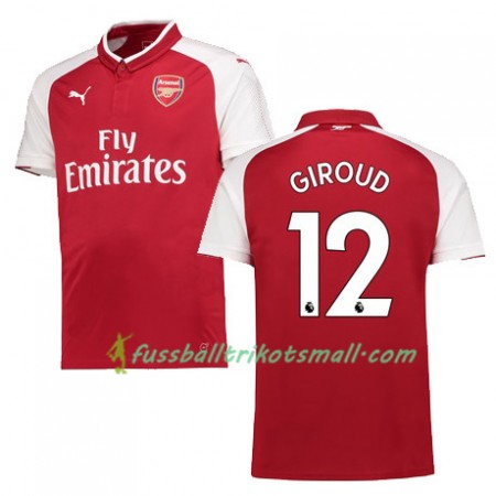 Fußballtrikots Arsenal GIROUD 12 2017-2018 Kurzarm Heimtrikotsatz kaufen