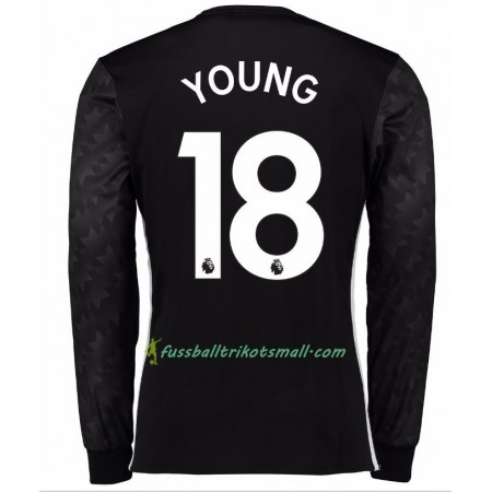 Fußballtrikots Manchester United Ashley Young 18 2017-2018 Langarm Auswärts-trikot kaufen