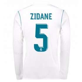 Fußballtrikots Real Madrid Zidane 5 2017-2018 Langarm Heimtrikotsatz kaufen