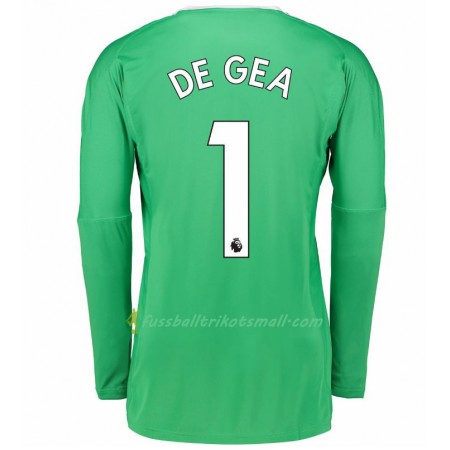 Fußballtrikots Manchester United Torwart David de Gea 1 2017-2018 Langarm Auswärts-trikot kaufen