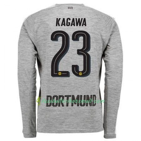 Fußballtrikots Borussia Dortmund Shinji Kagawa 23 2017-2018 Langarm Ausweichtrikot kaufen