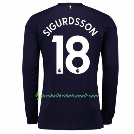 Fußballtrikots Everton Gylfi Sigurdsson 18 2017-2018 Langarm Ausweichtrikot kaufen
