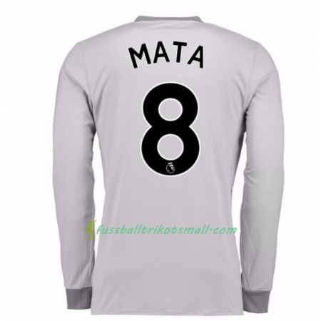 Fußballtrikots Manchester United Juan Mata 8 2017-2018 Langarm Ausweichtrikot kaufen