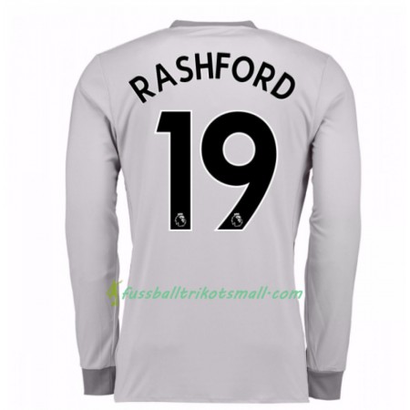 Fußballtrikots Manchester United Marcus Rashford 19 2017-2018 Langarm Ausweichtrikot kaufen