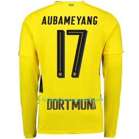 Fußballtrikots Borussia Dortmund Aubameyang 17 2017-2018 Langarm Heimtrikotsatz kaufen