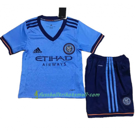 Fußballtrikots New York City FC Kinder 2017-2018 Kurzarm Heimtrikotsatz kaufen
