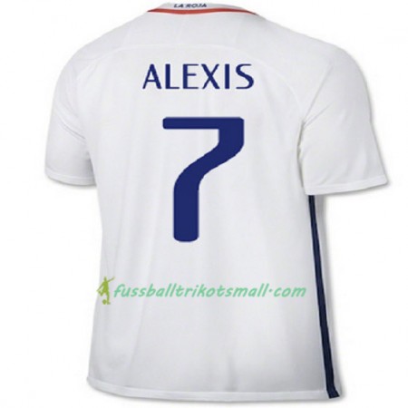 Fußballtrikots Chile ALEXIS 2016-2017 Kurzarm Auswärts-trikot kaufen