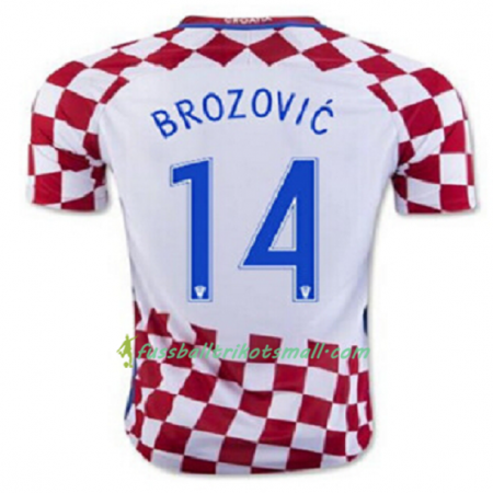 Fußballtrikots Kroatien BROZOVIC Heimtrikotsatz Euro 2016