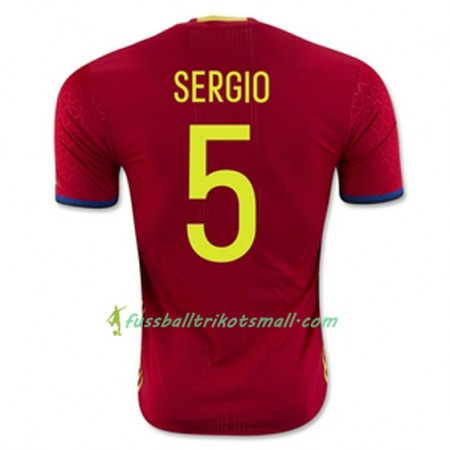 Fußballtrikots Spanien SERGIO Heimtrikotsatz Euro 2016