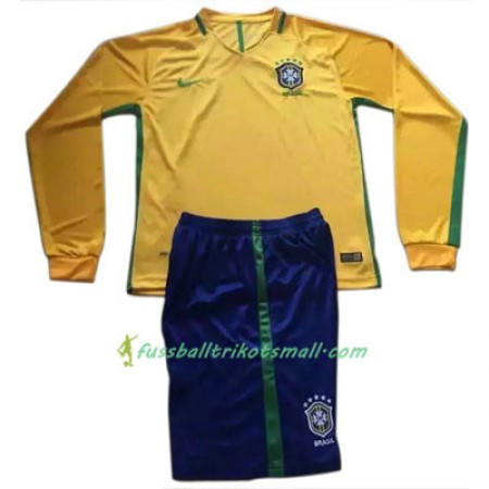 Fußballtrikots Brasilien 2016-2017 Langarm Heimtrikotsatz kaufen
