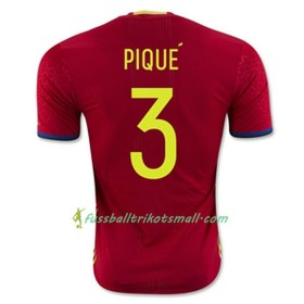 Fußballtrikots Spanien PIQUE Heimtrikotsatz Euro 2016