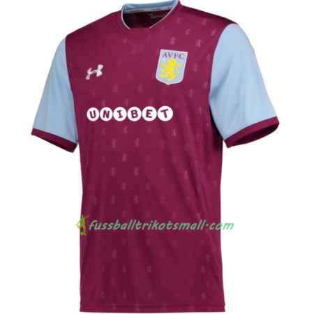Fußballtrikots Aston Villa 2017-2018 Kurzarm Heimtrikotsatz kaufen
