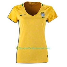 Fußballtrikots Brasilien Frauens 2016-2017 Kurzarm Heimtrikotsatz kaufen