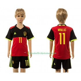Fußballtrikots Belgien Mirallas 11 Kinder 2016 Kurzarm Heimtrikotsatz kaufen