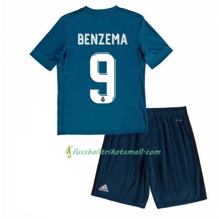 Fußballtrikots Real Madrid Karim Benzema 9 Kinder 2017-2018 Kurzarm Ausweichtrikot kaufen