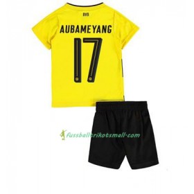 Fußballtrikots Borussia Dortmund Aubameyang 17 Kinder 2017-2018 Kurzarm Heimtrikotsatz kaufen