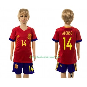 Fußballtrikots Spanien Alonso 14 Kinder 2016 Kurzarm Heimtrikotsatz kaufen