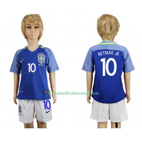 Fußballtrikots Brasilien Neymar JR 10 Kinder 2016 Kurzarm Auswärts-trikot kaufen